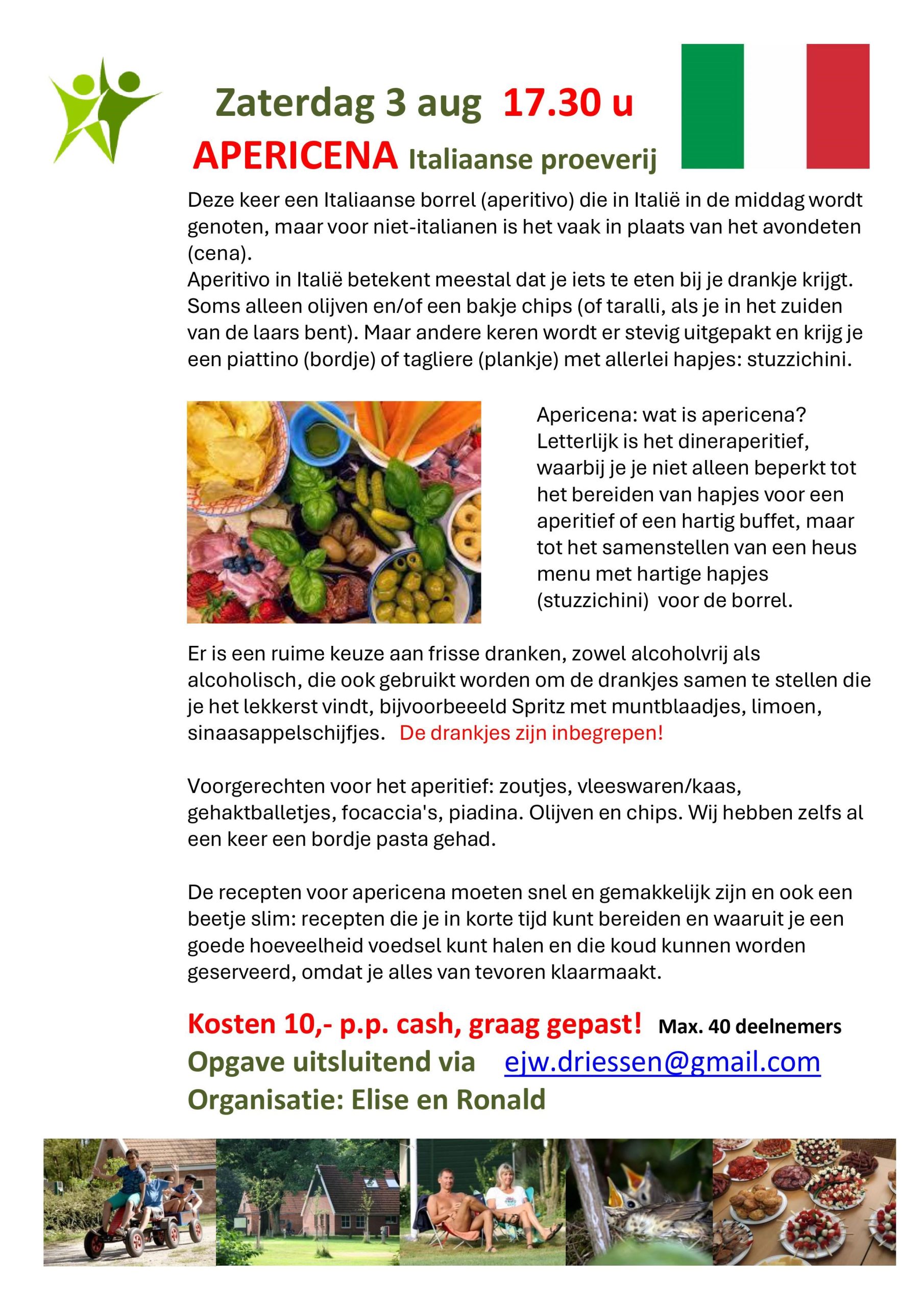 Italliaanse proeverij za 3 aug '24